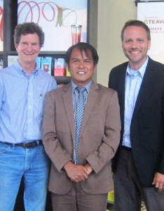 With Rev. Larry Yeager and Rev. Stephen Fix of the PCA’s Potomac Presbytery, 2014